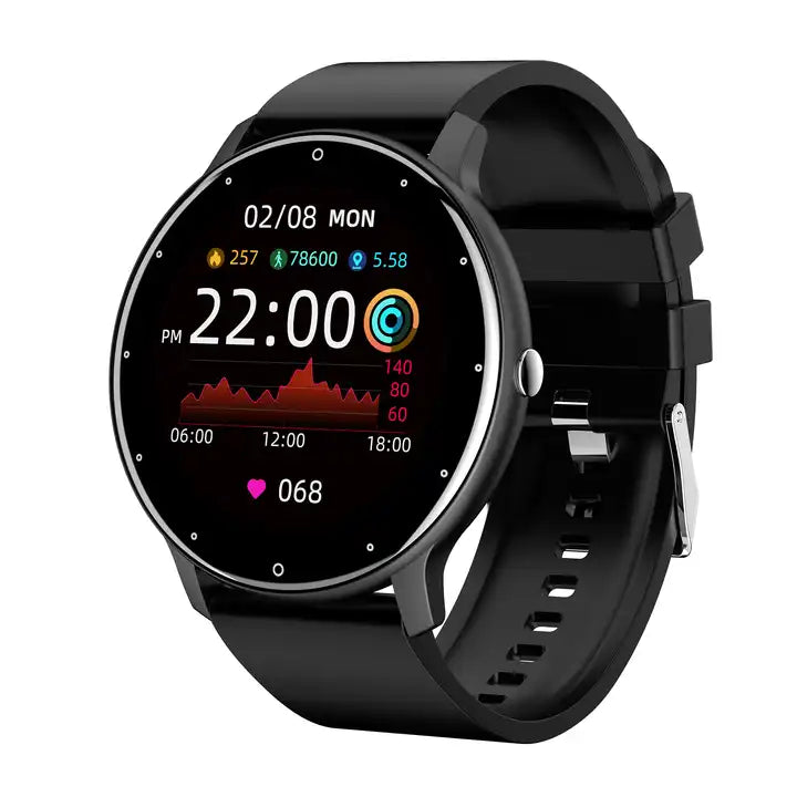 La montre qui pense à toi pendant que tu avances.”